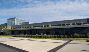 Outside of Lincoln High School